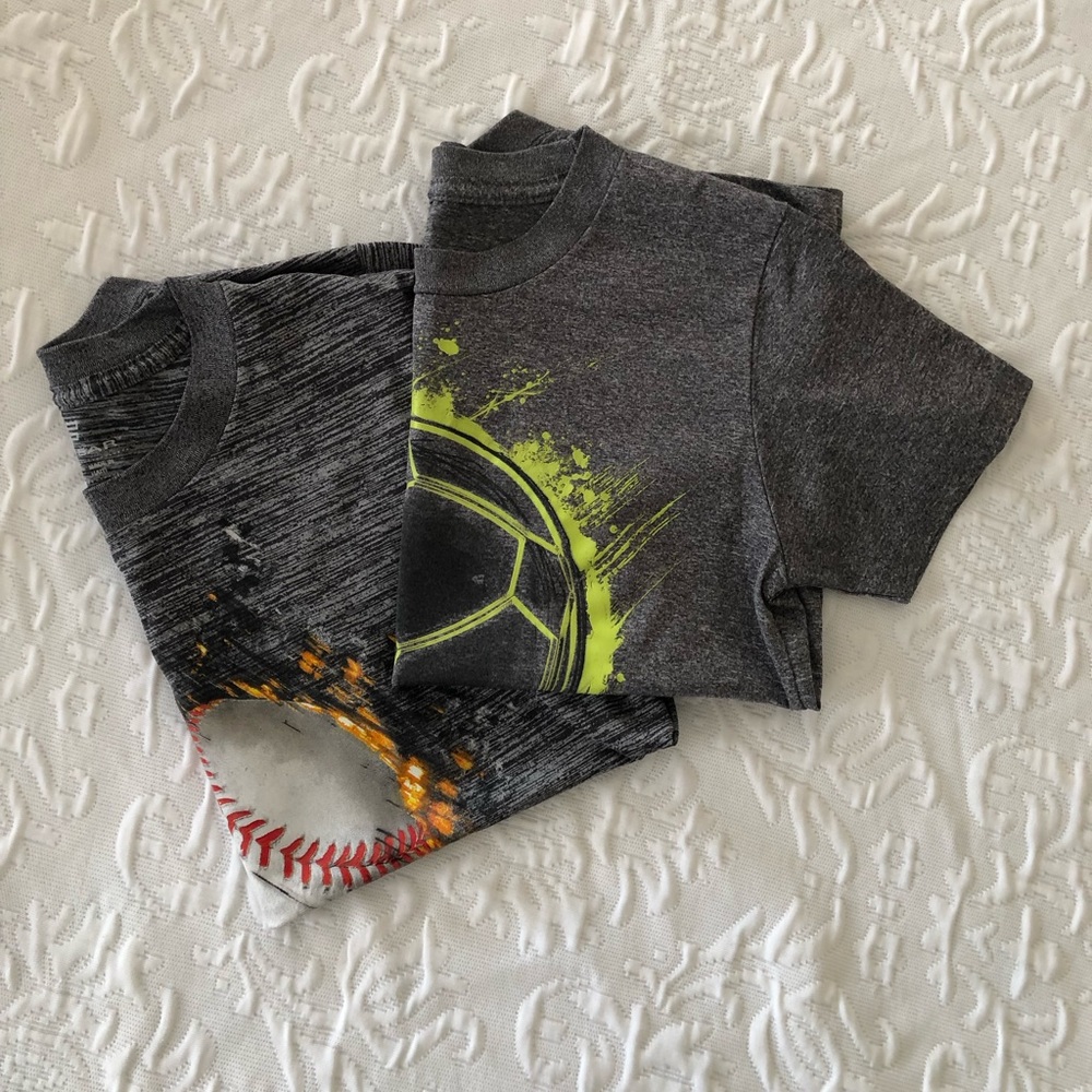 Tek Gear Sports Prints Tees Set/2, Size S